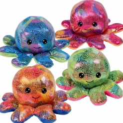 Plush Shiny Octopus Assorted 5.5" (EACH)
