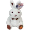 Plush Sitting Bunny With Bow Assorted 10" (EACH)
