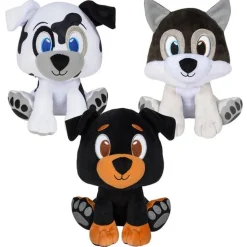 Plush Sitting Dog Assorted 10" (EACH)