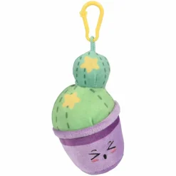 Plush Succulent Backpack Clip Assortment 5" (DZ)