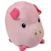 Plush Super Soft Round Pig 17" (EACH)