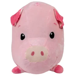 Plush Super Soft Round Pig 17" (EACH)