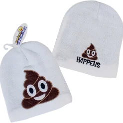Poop Emoticon Beanie Hat Assorted (EACH)