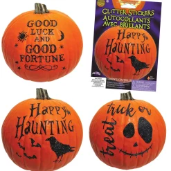 Pumpkin Glitter Sticker Kit Assorted (EACH)