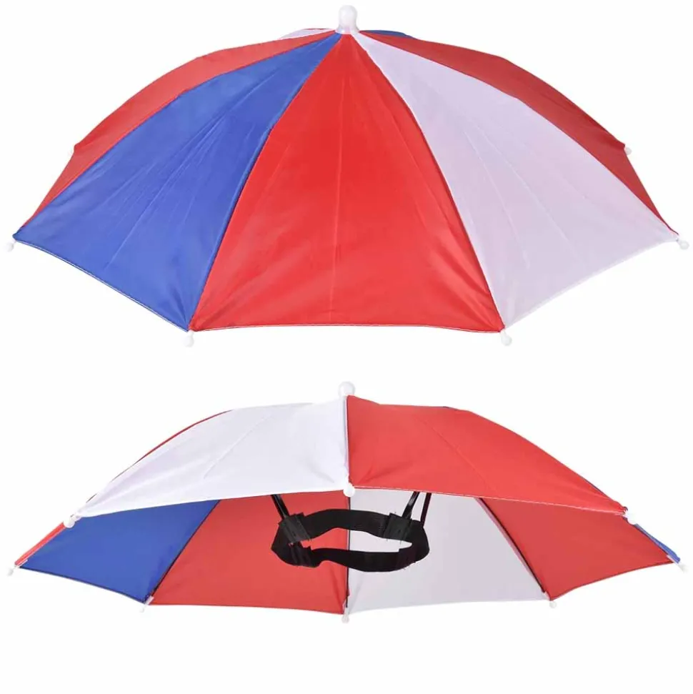 Red White and Blue Umbrella Hat 20" (EACH)