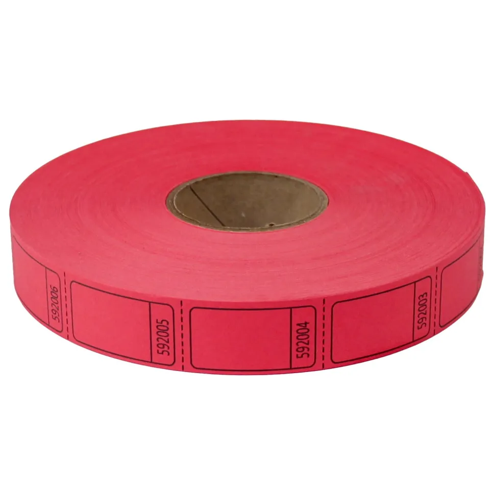 Roll Tickets - Blank - Red 2000 Roll (EACH)