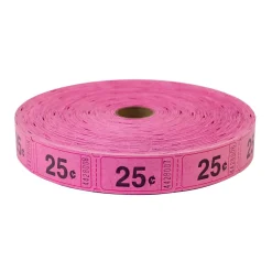Roll Tickets - 25 Cent - Magenta 2000 Roll (EACH)