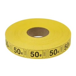 Roll Tickets - 50 Cent - Yellow 2000 Roll (EACH)