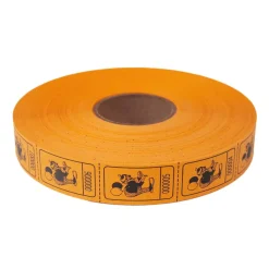 Roll Tickets - Clown - Orange 2000 Roll (EACH)