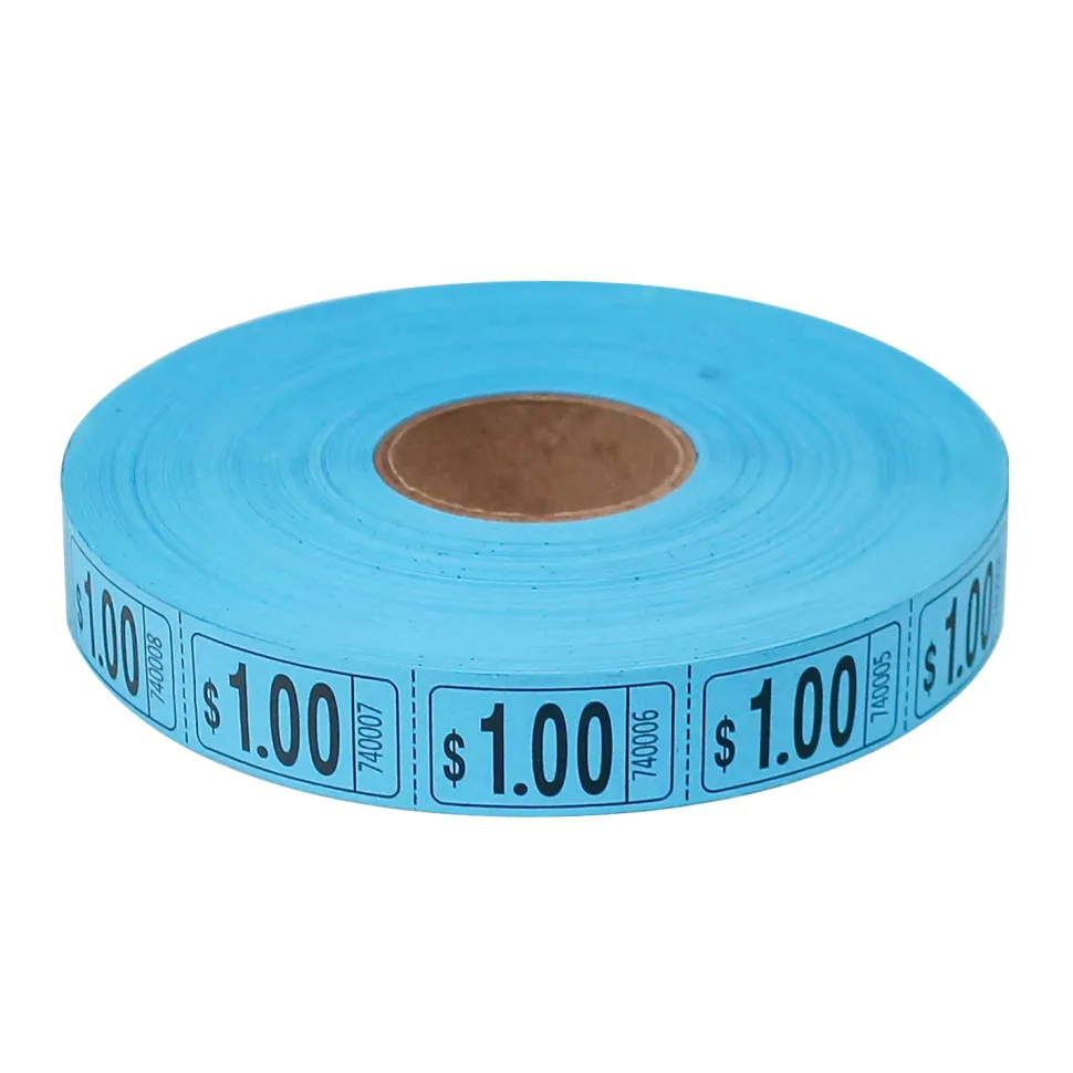 Roll Tickets - Dollar - Blue 2000 Roll (EACH)