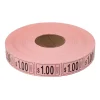 Roll Tickets - Dollar - Pink 2000 Roll (EACH)