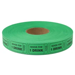 Roll Tickets - Drink - Green 2000 Roll (EACH)