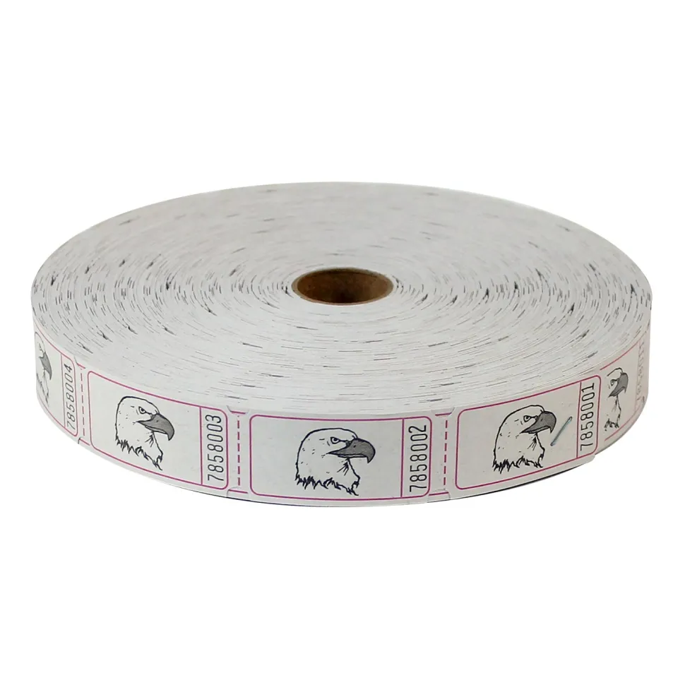 Roll Tickets - Eagle - White 2000 Roll (EACH)