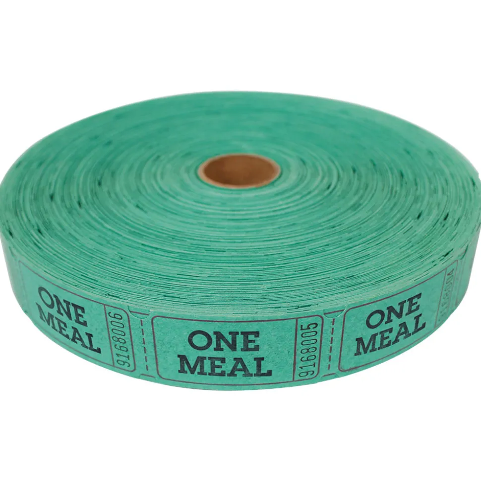 Roll Tickets - Meal - Green 2000 Roll (EACH)