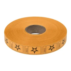 Roll Tickets - Star - Orange 2000 Roll (EACH)