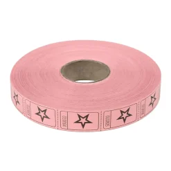 Roll Tickets - Star - Pink 2000 Roll (EACH)