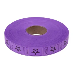 Roll Tickets - Star - Purple 2000 Roll (EACH)