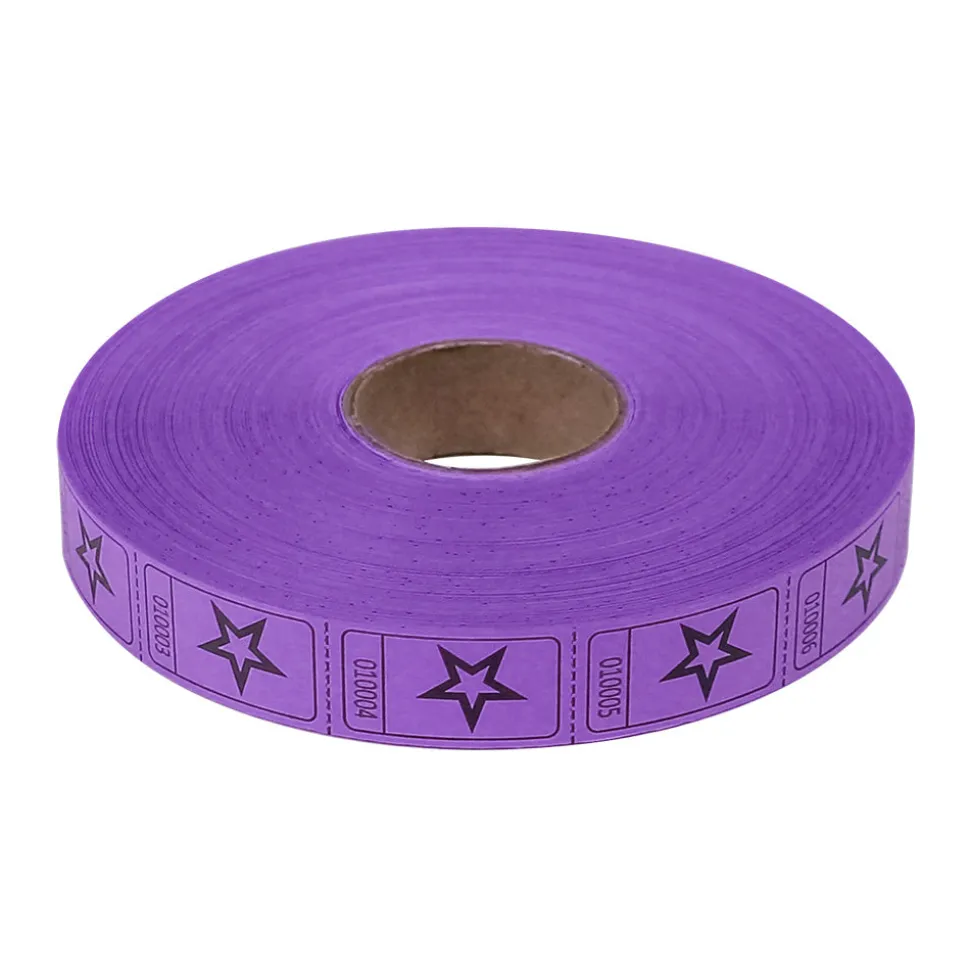 Roll Tickets - Star - Purple 2000 Roll (EACH)
