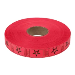 Roll Tickets - Star - Red 2000 Roll (EACH)