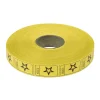 Roll Tickets - Star - Yellow 2000 Roll (EACH)