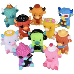 Rubber Highland Cow Assortment 2" (50 PACK)