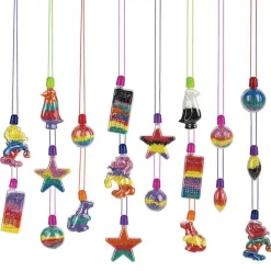 Sand Art Bottle Necklace Assortment 2.5" - 4" (60 PACK)