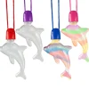 Sand Art Bottle Necklace - Dolphin 3" (DZ)