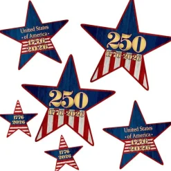 Semiquincentennial Star Cutout Assortment 5" - 12" (6 PACK)