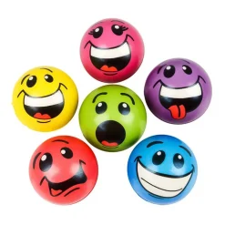 Silly Face Stress Ball Assortment 2.5" (DZ)