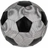 Silver Shiny Metallic Fabric Soccer Ball 9" (EACH)