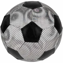 Silver Shiny Metallic Fabric Soccer Ball 9" (EACH)