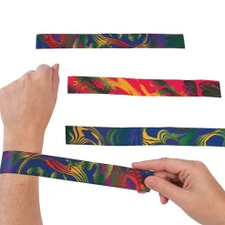 Slap Bracelet Assortment - Tie-Dye (DZ)