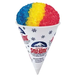 Snow Cone Paper Cones 6 oz (200 PACK)