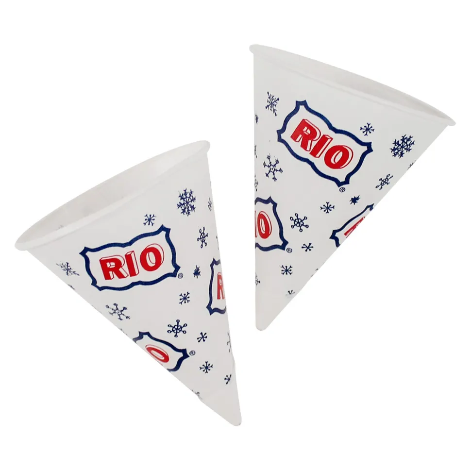 Snow Cone Paper Cones 6 oz (200 PACK)