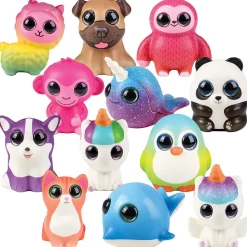Sparkle Eye Squish Animal Assorted 5.5" (EACH)