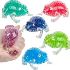 Squeezy Bead Frog Assortment 3.5" (DZ)