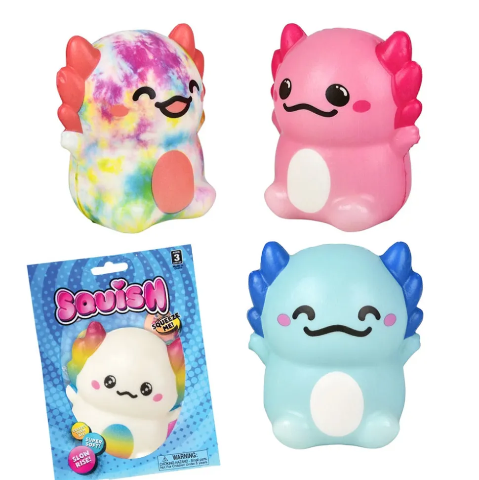 Squish Axolotl Assorted 4" (EACH)