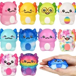 Squish Axolotl Assorted 4" (EACH)