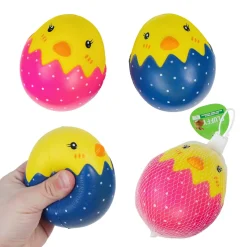 Squish Chick in Egg Assorted 4" (EACH)