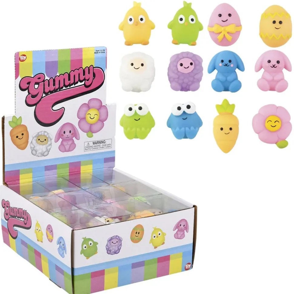 Squishy Gummy Easter Characters 1.5" (24 PACK)
