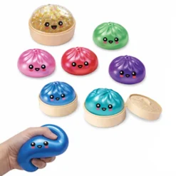 Squishy Metallic Mystery Dumpling Assorted 3.5" (EACH)