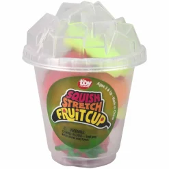Squishy Stretchy 6 Pc Fruit Cups (DZ)