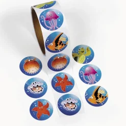 Stickers - Sea Life Assortment 1.5" (100 PACK)