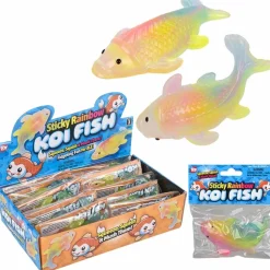 Sticky Rainbow Koi Fish 4.5" (DZ)