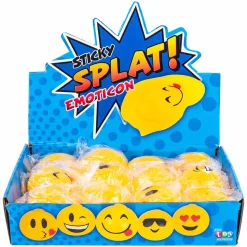 Sticky Splat Emoticon Balls 2.5" (DZ)