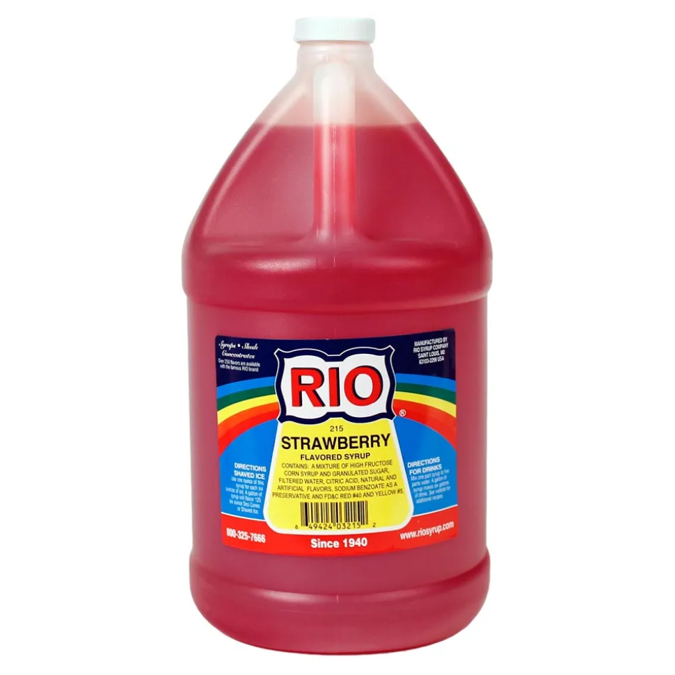 Strawberry Snow Cone Syrup - Gallon (EACH)