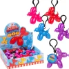 Stretchy Balloon Dog Clip On Assortment (24 PACK)