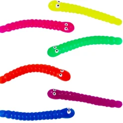 Stretchy Worm Assortment 3.5" (100 PACK)