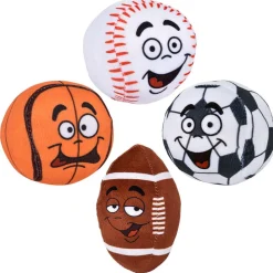 Stuffed Sports Ball Assortment 4" (DZ)