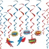 Superhero Hanging Whirls 17" - 31-1/2" (12 PACK)